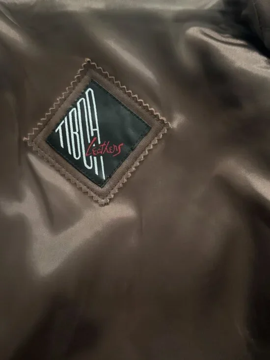 Tiboa Leather racer jacket - Picture 3 of 5